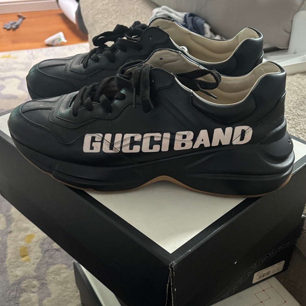 Gucci Band Black Sneakers for Men